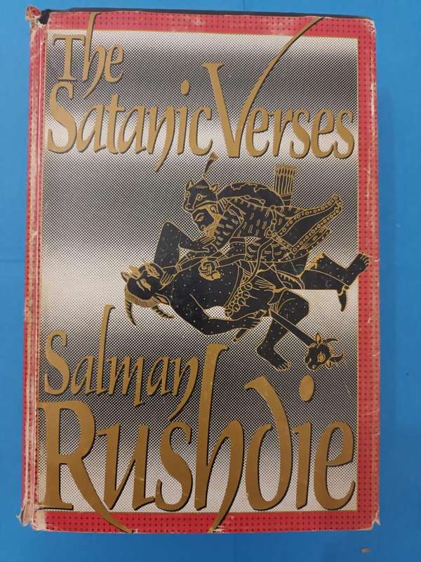 Salman Rushdie, The Satanic Verses, 1988, early U.S. impression