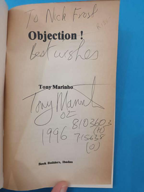Tony Marinho, Objection (satirical poems by a Nigerian)