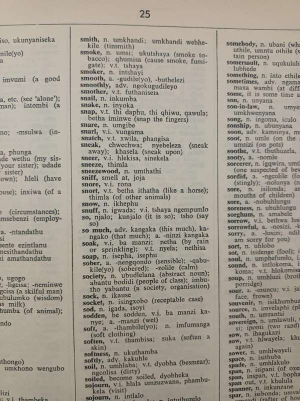 English-Xhosa / Xhosa-English Dictionary