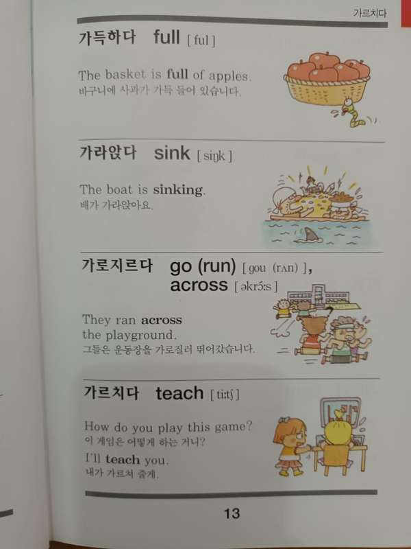 Korean-English Dictionary for young students (Geu-rim-eu-ro Bo-neun Han-yeong Sa-jeon)
