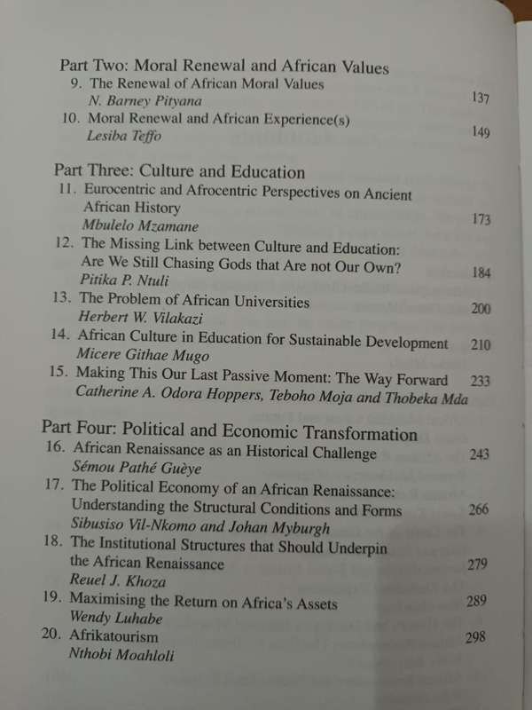 African Renaissance: The New Struggle