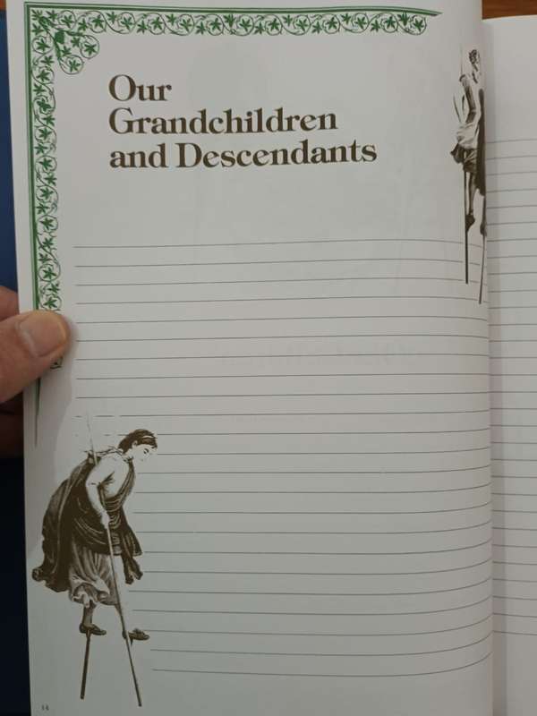 The History of our Family (unused blank book ideal for the amateur family historian)