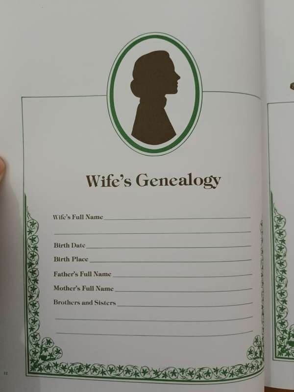 The History of our Family (unused blank book ideal for the amateur family historian)