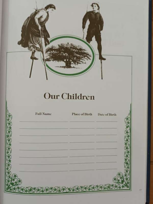 The History of our Family (unused blank book ideal for the amateur family historian)
