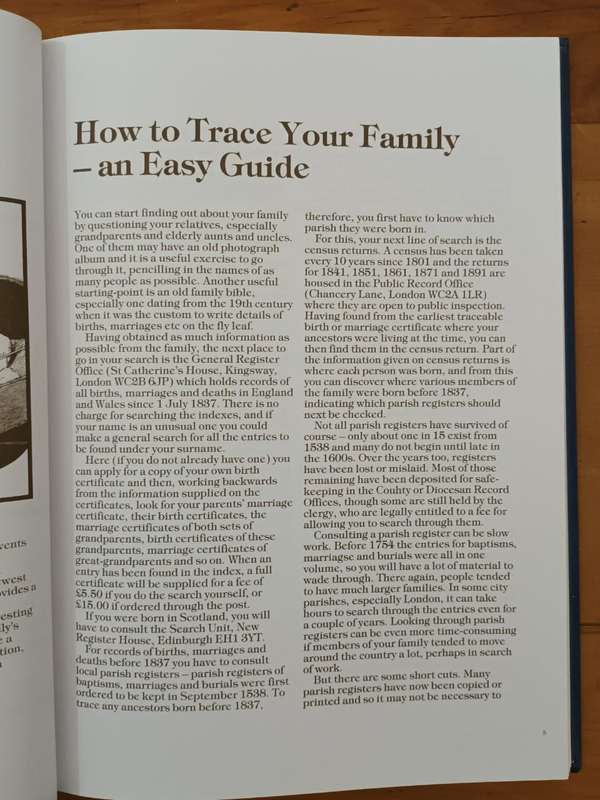 The History of our Family (unused blank book ideal for the amateur family historian)