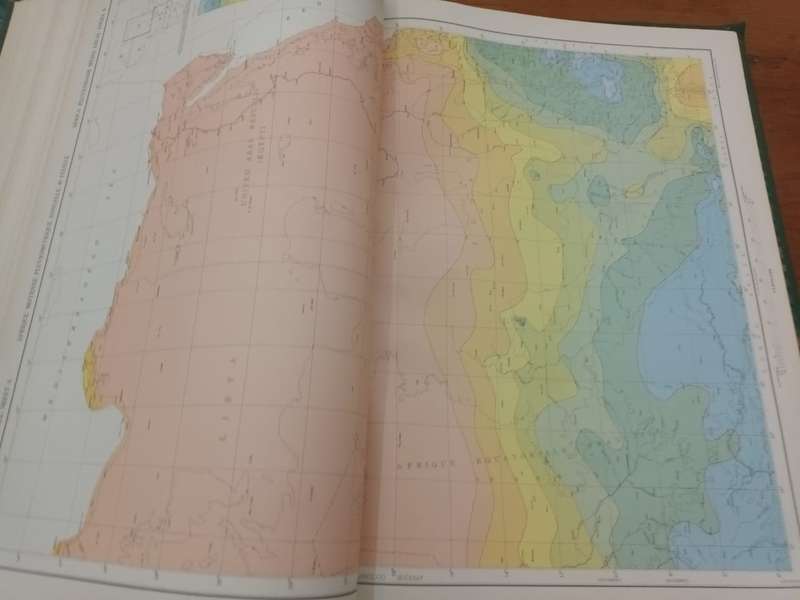 Climatological Atlas of Africa. Huge elephant folio, 1961. Scarce.