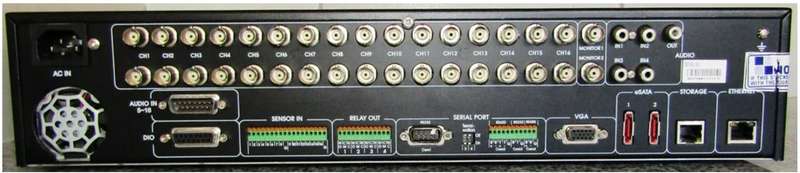 Samsung SVR-1660 DVR Digital Video Recorder 16ch 480fps