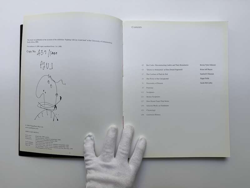 Paul Du Toit - Fighting With my Weak Hand no 439/1000 (signed with small drawing)