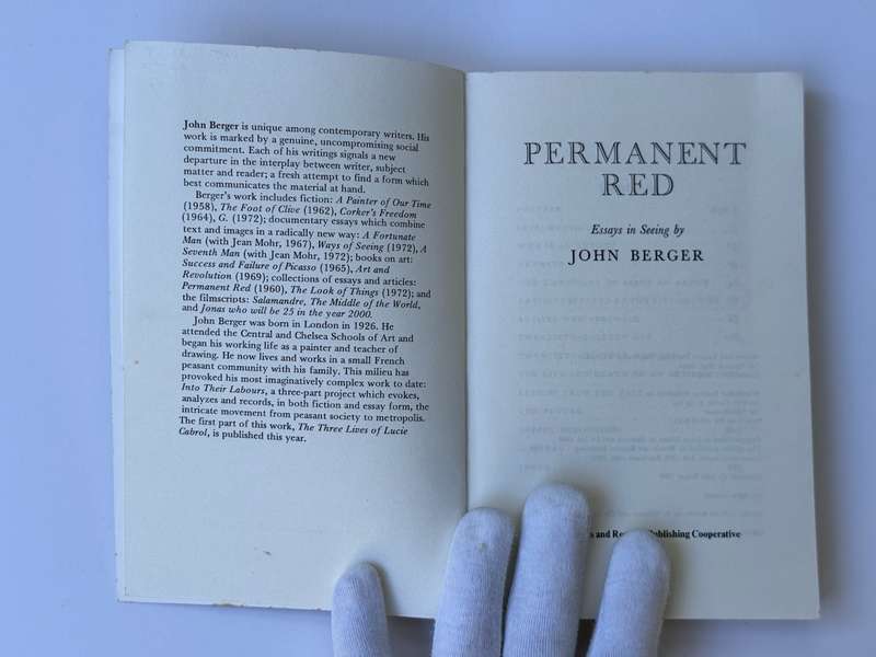 John Berger: Permanent Red