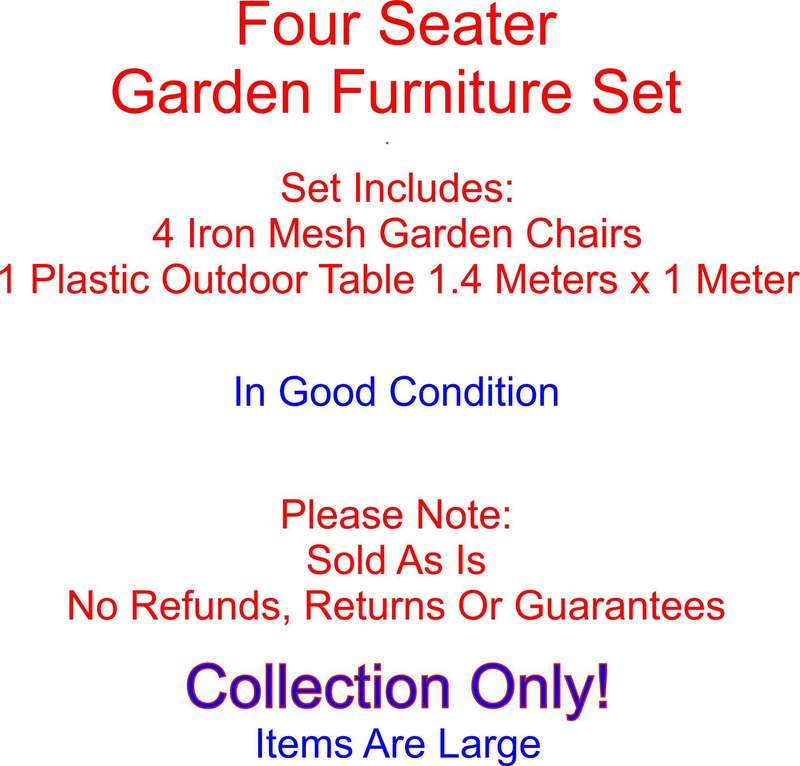 Four Seater Garden Furniture Set