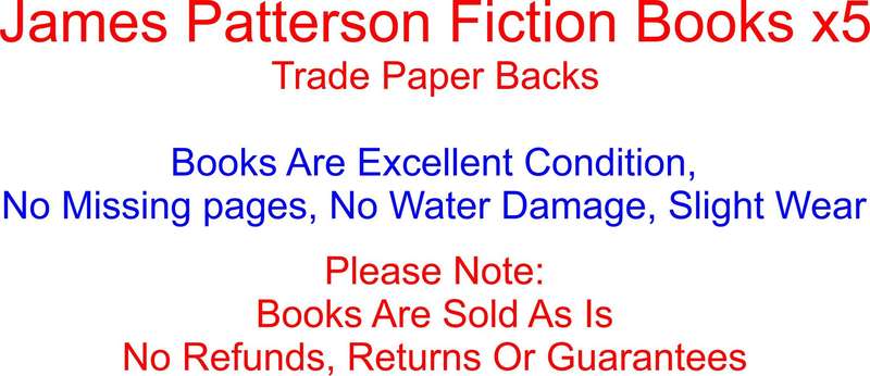 5 James Patterson Novels
