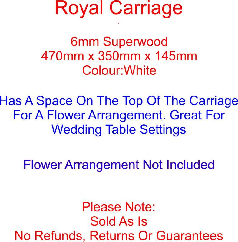 Royal Carriage Table Decoration