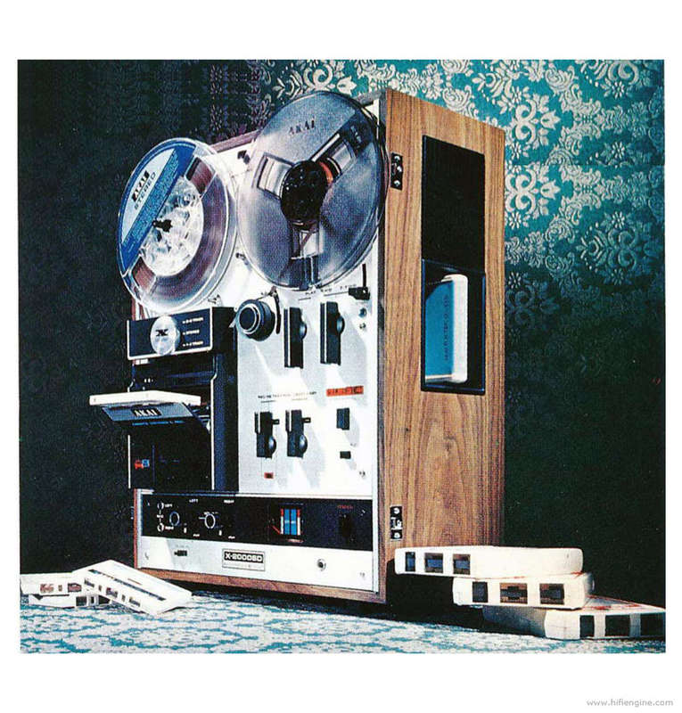 Vintage Reel To Reel Tape Recorder AKAI X2000SD