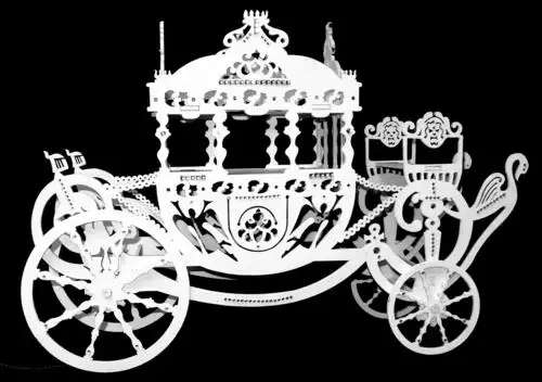 Royal Carriage Table Decoration