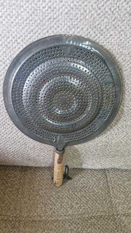 Vintage Metal Cooking Splatter Screen Skillet