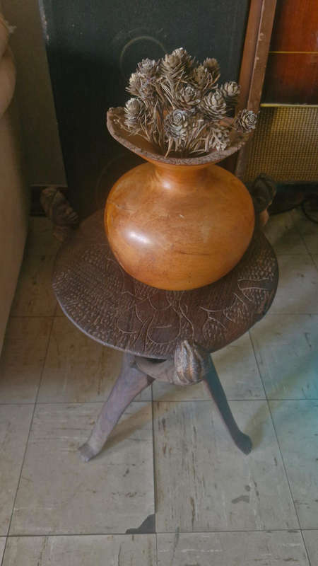 Antique / Vintage Wooden Vase