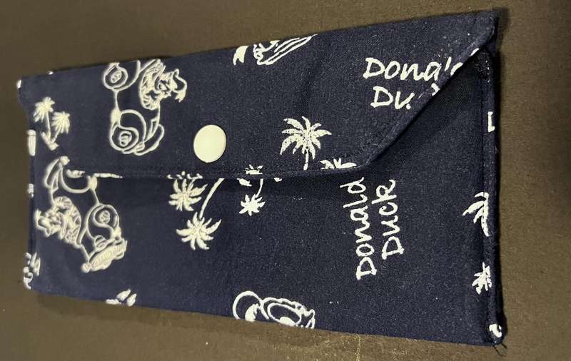 Sunglasses / Glasses soft fabric case (Donald Duck)