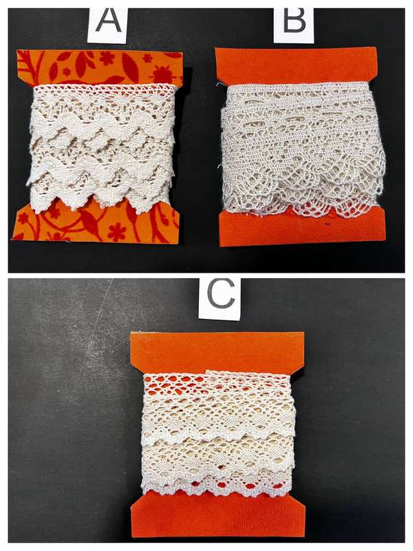 Vintage crochet style beige lace / trim