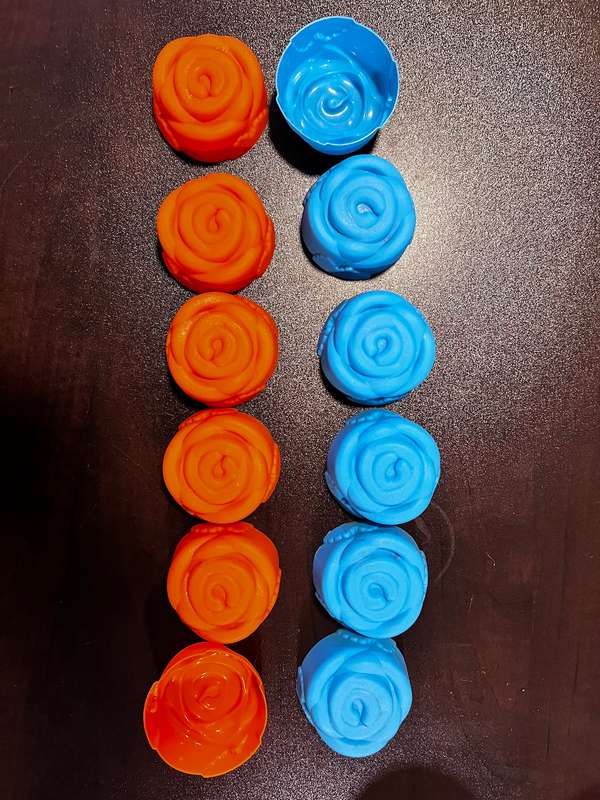 Silicone soap moulds - (flowers, roses, triangles)