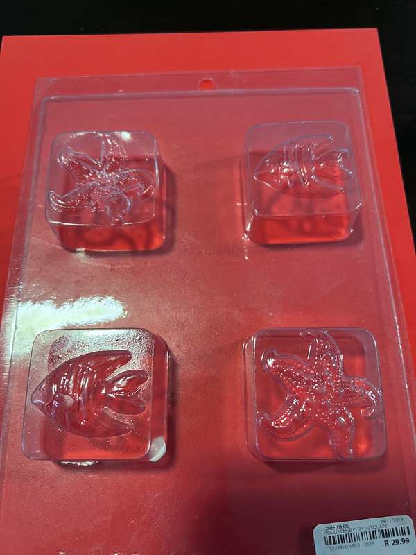 11 Plastic chocolate / baking /  soap moulds