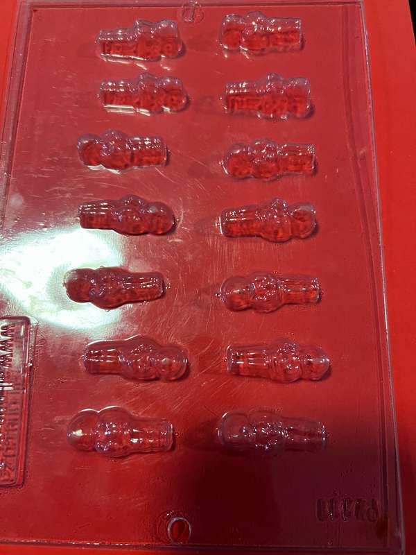 11 Plastic chocolate / baking /  soap moulds