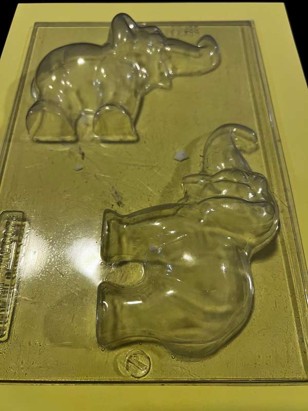 11 Plastic chocolate / baking /  soap moulds