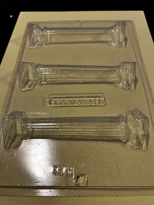 11 Plastic chocolate / baking /  soap moulds