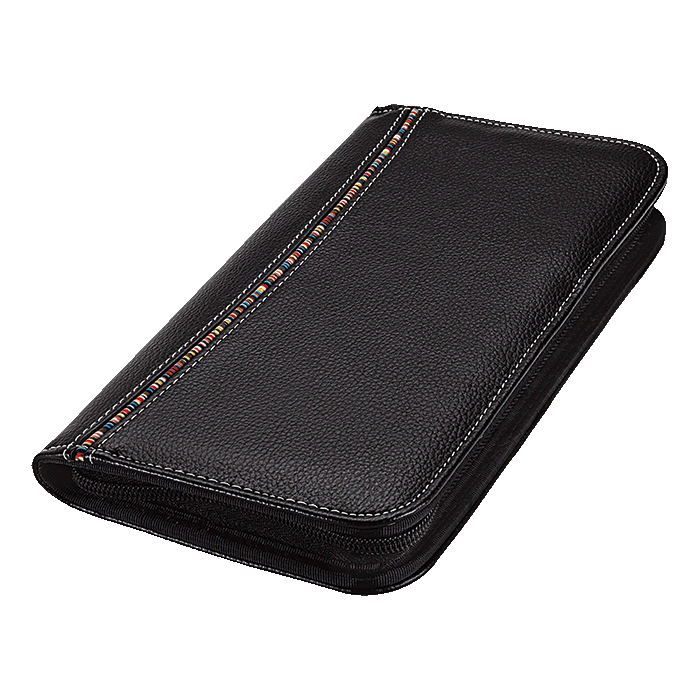 Tribal Stripe Zippered Passport Wallet