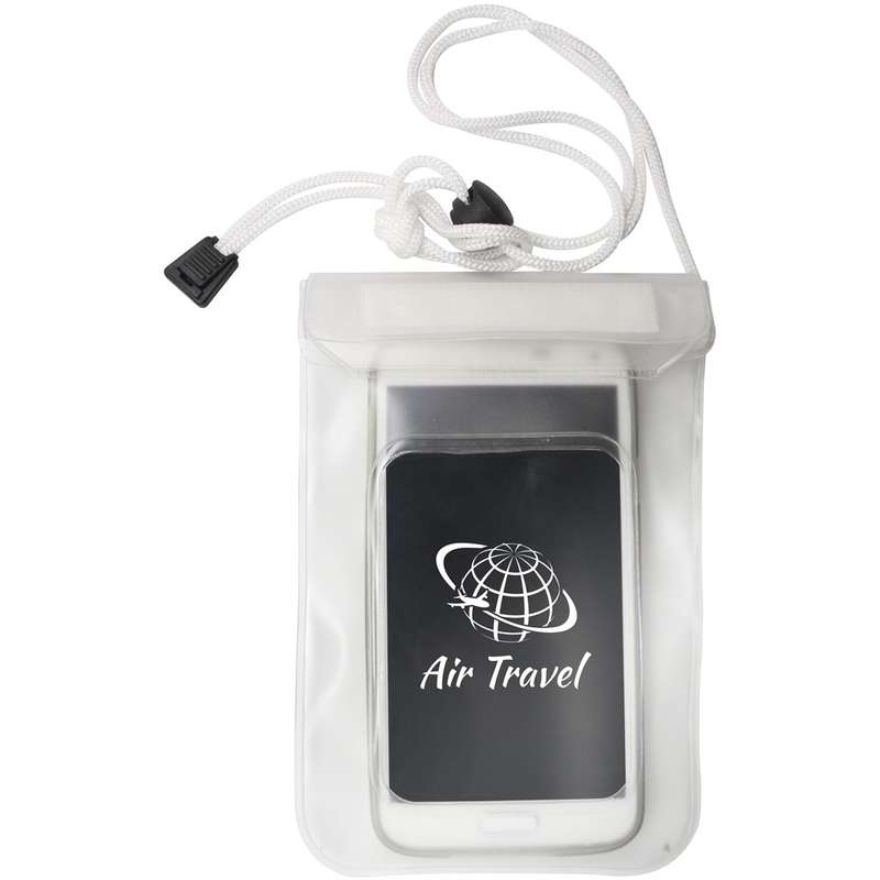 Waterproof travel set - 1x waterproof backpack cover, 2 x waterproof phone pouch