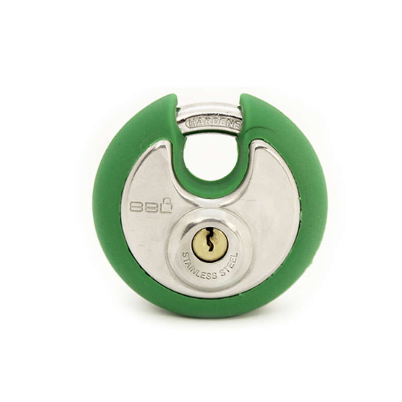 BBL 70mm Bump Guard Discus Padlock  Green