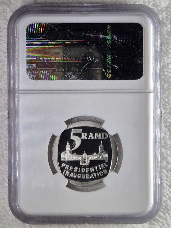 1994 Presidential Inauguration R5 PF69 Ultra Cameo NGC