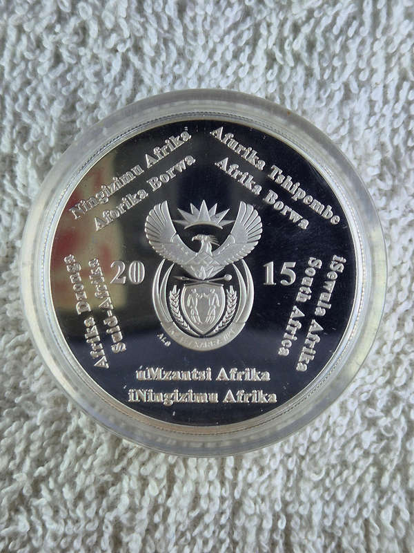 2015 Steam Locomotive 1oz Proof R2 coin