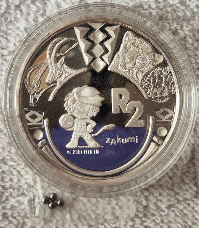 2009 Silver 1oz FIFA World Cup - Zakumi R2 Proof Coin