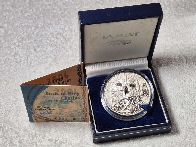2004 Birds of a Prey Series 1oz R2 Proof coin - Owls