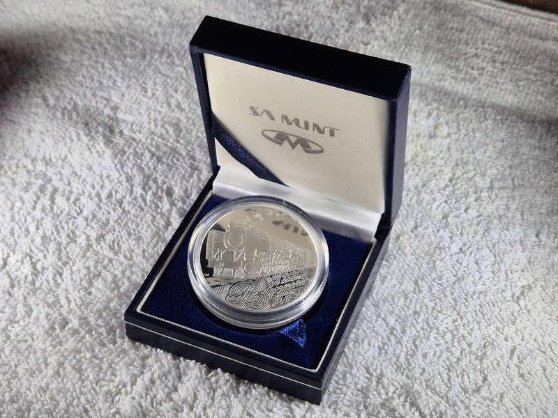 2015 Steam Locomotive 1oz Proof R2 coin
