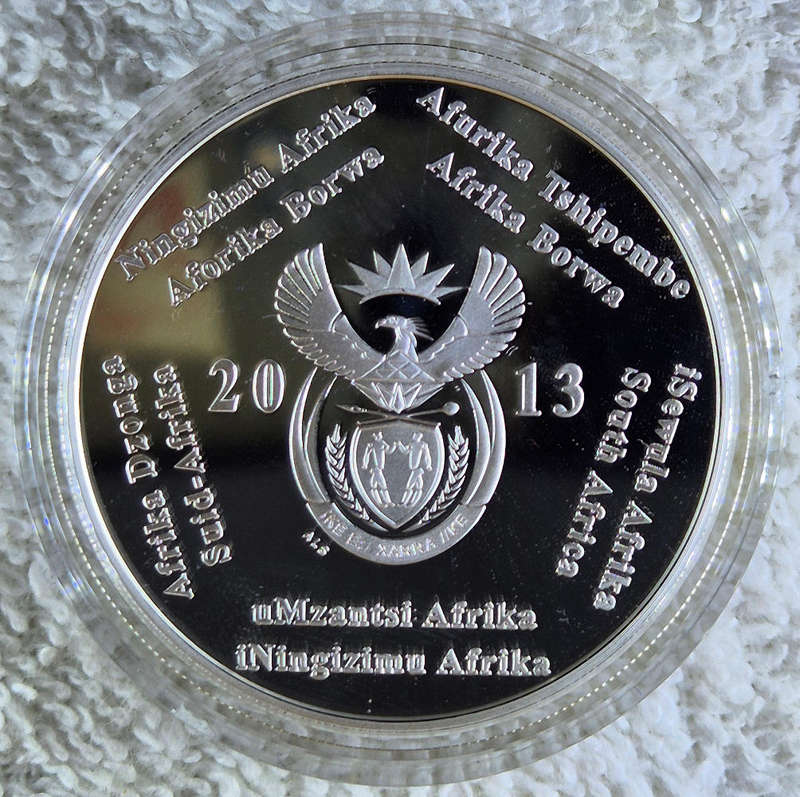 2013 100 Years Anniversary of the Union Buildings 1oz Silver R2 coin