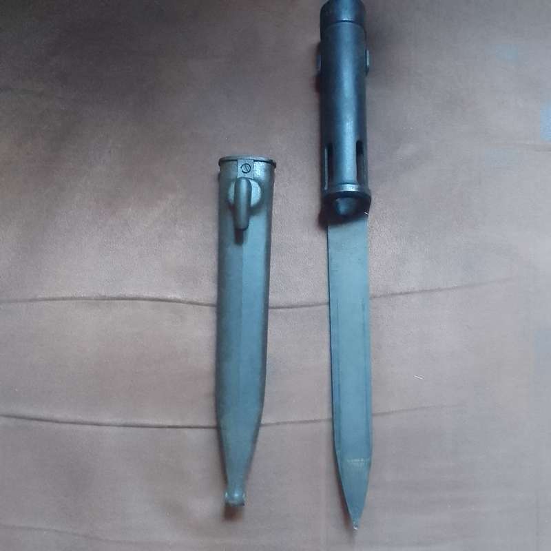 SADF R1 Bayonet and Scabbard.
