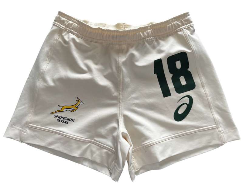 Springbok Sevens Match Worn Jersey and Shorts
