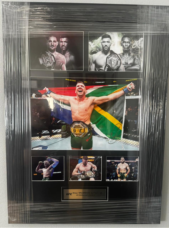 Dricus du Plessis Signed Frame