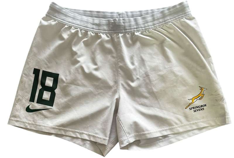 Springbok Rugby Sevens Match Worn Short Size XL