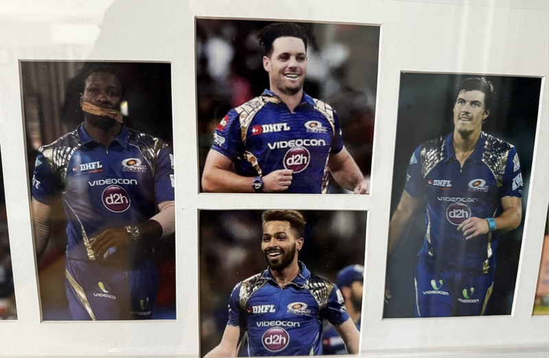 Cricket Jersey Mumbai Indians 2015 Signed