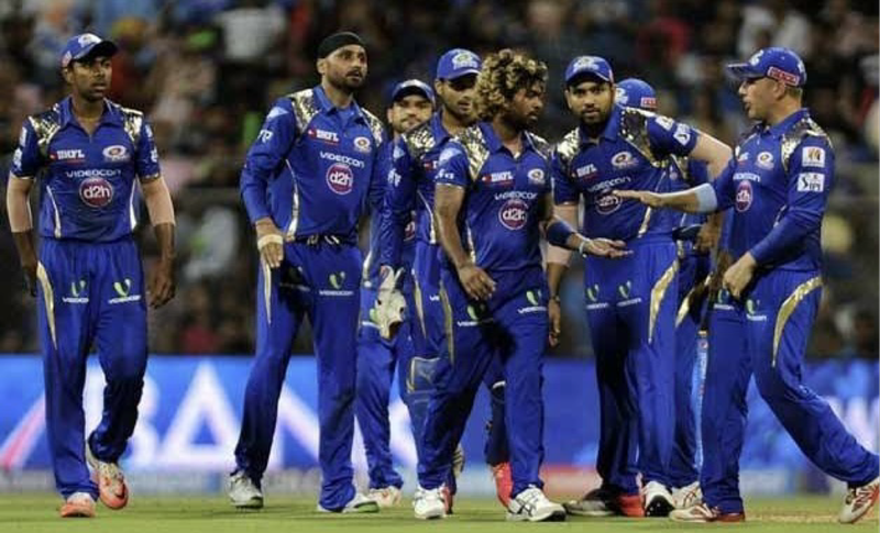 Cricket Jersey Mumbai Indians 2015 Signed