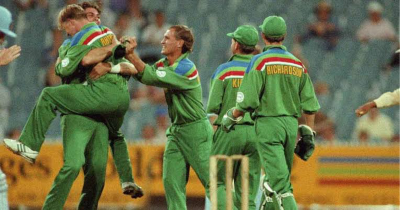 Cricket Frame SA 1992 World Cup Team