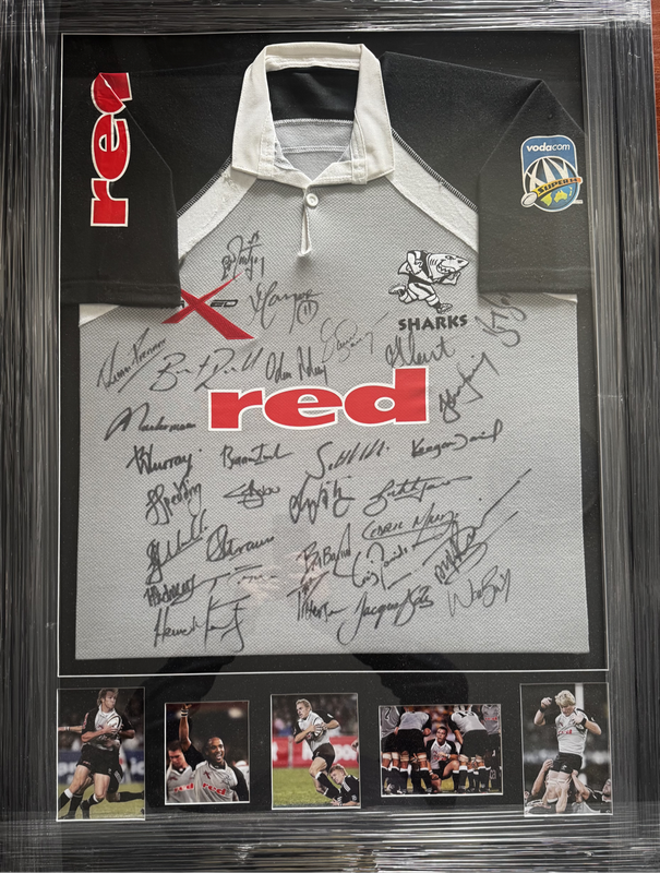 Rugby Memorabilia Sharks Signed