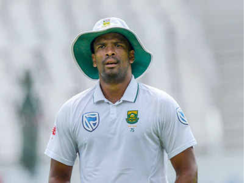 Cricket Card Signed Vernon Philander