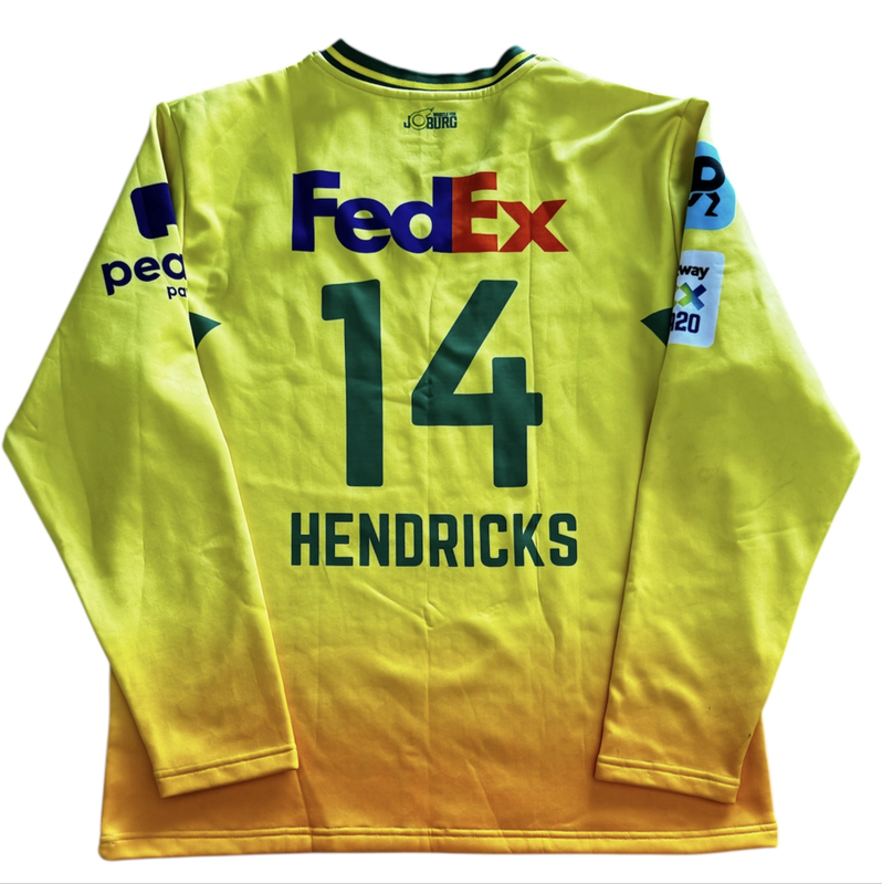Cricket Jumper SA20 Super Kings Size XL