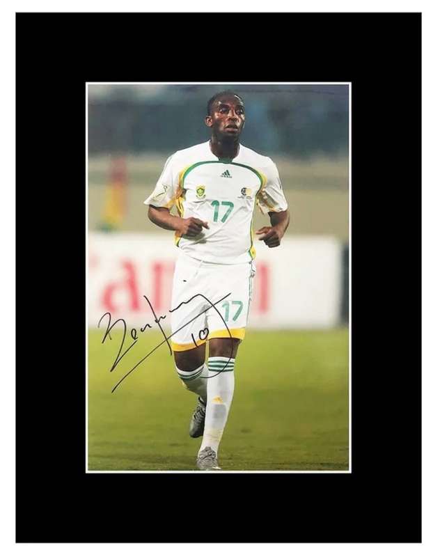 Soccer Picture Signed Bennie McCarthy Ready to Frame!
