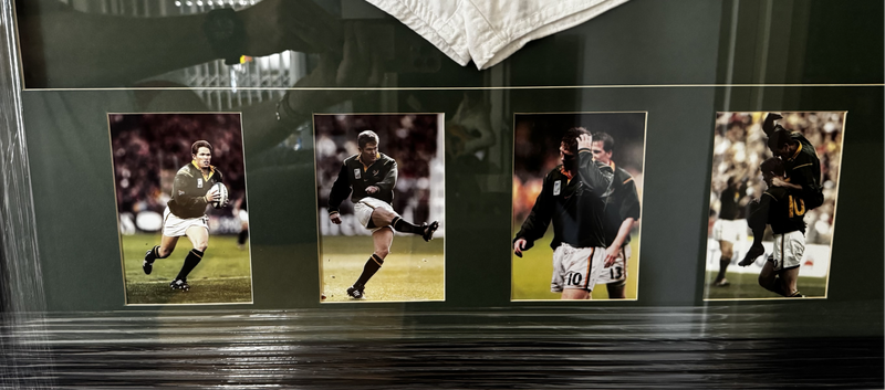 Springbok Rugby Frame Signed Jannie de Beer