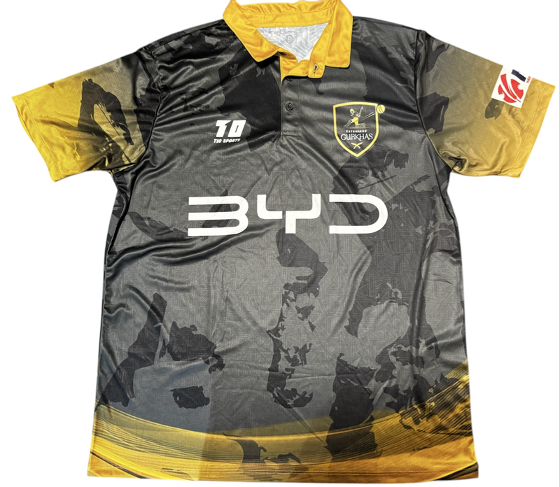 Cricket Jersey NPL Kathmando Gurthas Size XL