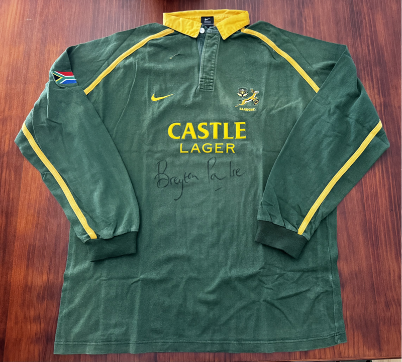 Springbok Jersey Signed by Breyton Paulse